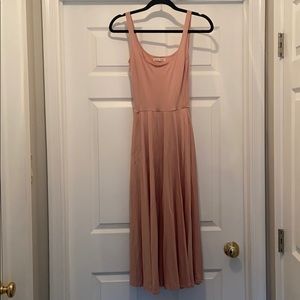 Reformation ROU Dress In BLUSH